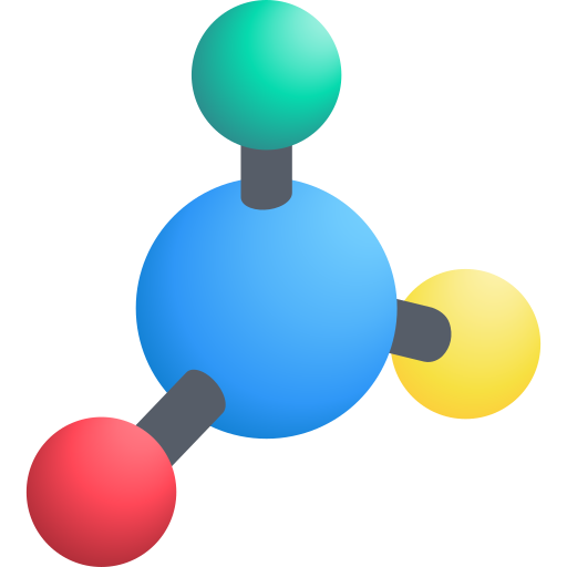 molécule Gradient Isometric Gradient Icône