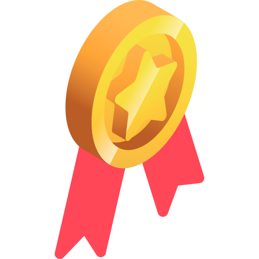 Медаль Gradient Isometric Gradient иконка