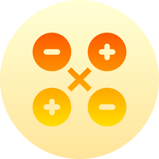 전자 Basic Gradient Circular icon