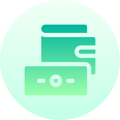 Wallet Basic Gradient Circular icon