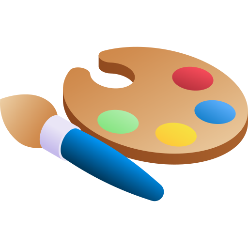 Цветовая палитра Gradient Isometric Gradient иконка