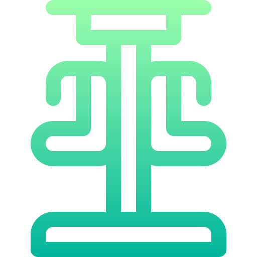 torre de caída Basic Gradient Lineal color icono