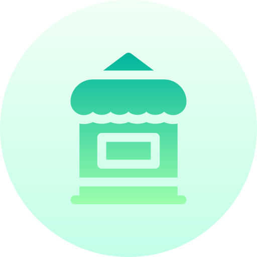 ticketkantoor Basic Gradient Circular icoon