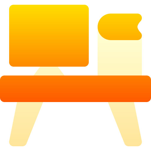 scrivania Basic Gradient Gradient icona
