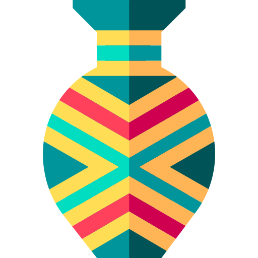 Vase Basic Straight Flat icon