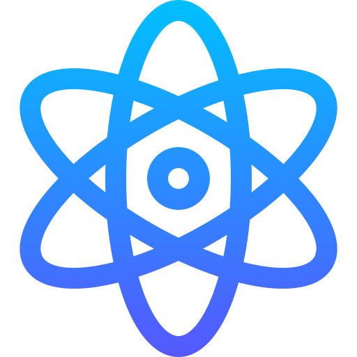 atom Basic Gradient Lineal color ikona
