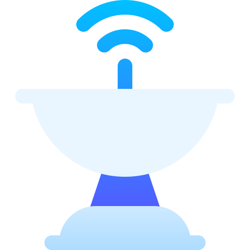 antenna parabolica Basic Gradient Gradient icona