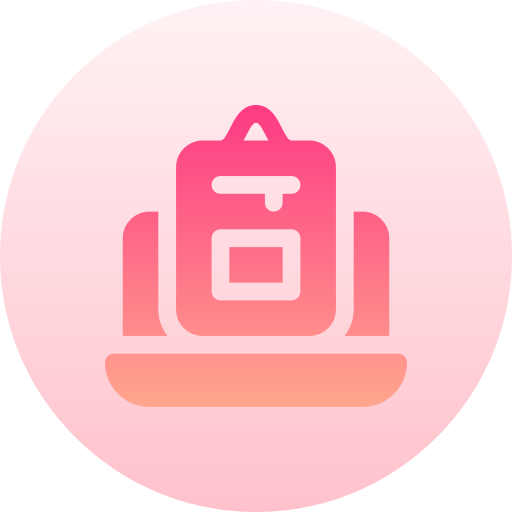 e-learning Basic Gradient Circular icon