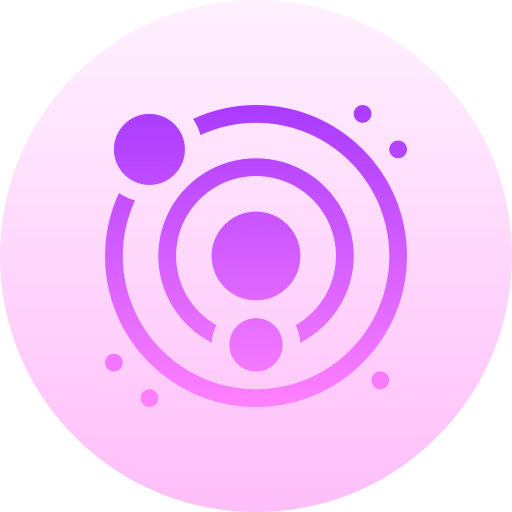 espacio Basic Gradient Circular icono