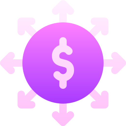 geld Basic Gradient Gradient icoon