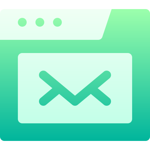 Электронное письмо Basic Gradient Gradient иконка