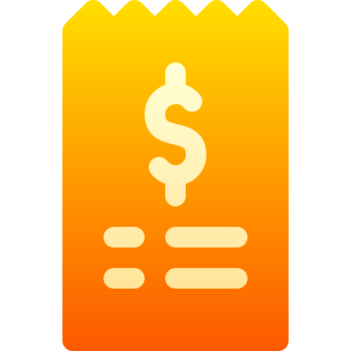 Bill Basic Gradient Gradient icon