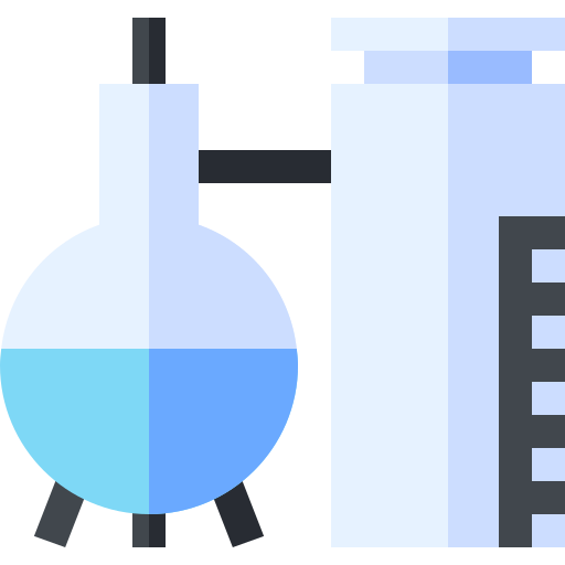 refinería de petróleo Basic Straight Flat icono