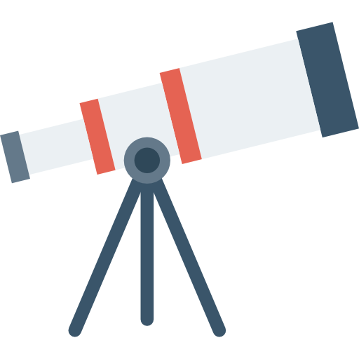 teleskop Dinosoft Flat ikona