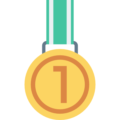 medalla Dinosoft Flat icono