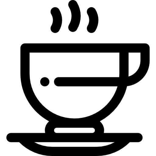 Кофейная чашка Detailed Rounded Lineal иконка