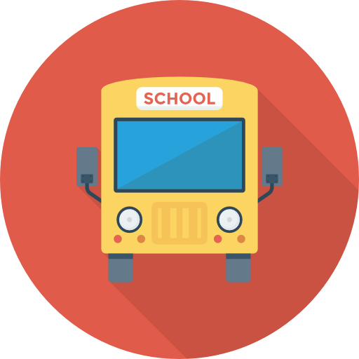 autobús escolar Dinosoft Circular icono
