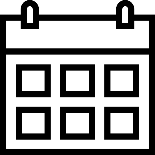 Calendar Dinosoft Lineal icon