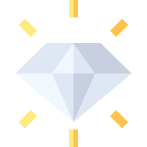 Diamond Basic Straight Flat icon