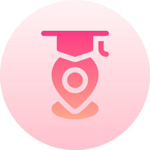posizione Basic Gradient Circular icona