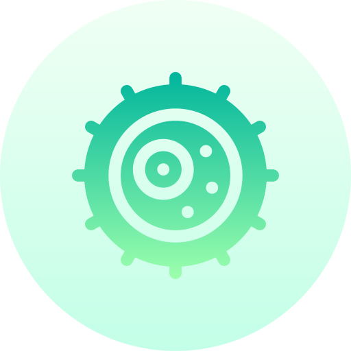 komórka Basic Gradient Circular ikona