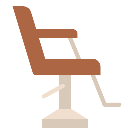 Salon chair Iconixar Flat icon