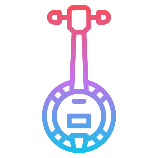 banjo Iconixar Gradient icono