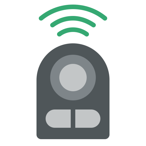 camera-afstandsbediening Iconixar Flat icoon