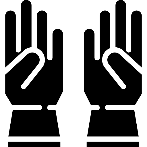 rękawice Iconixar Glyph ikona