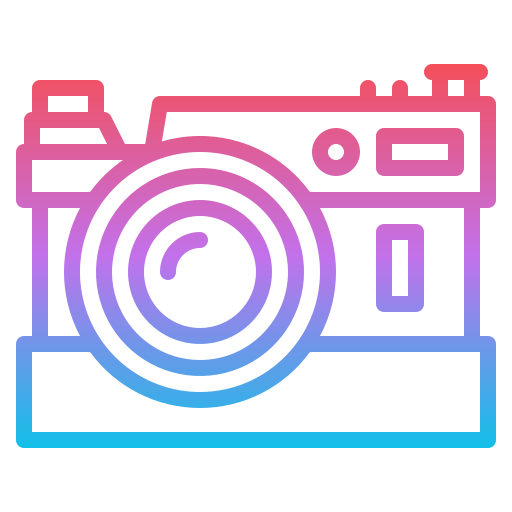 aparat fotograficzny Iconixar Gradient ikona