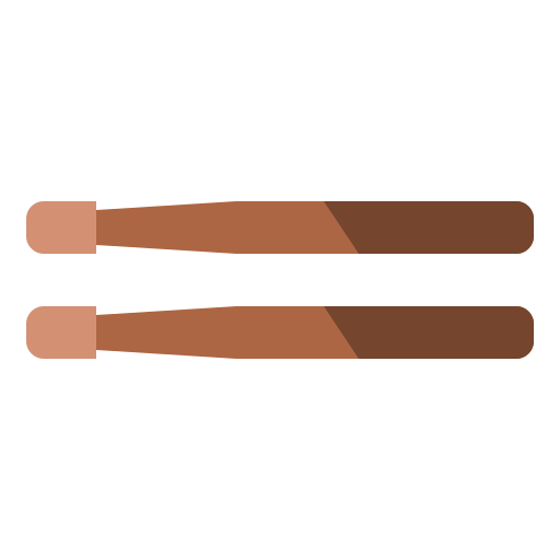Drumsticks Iconixar Flat icon