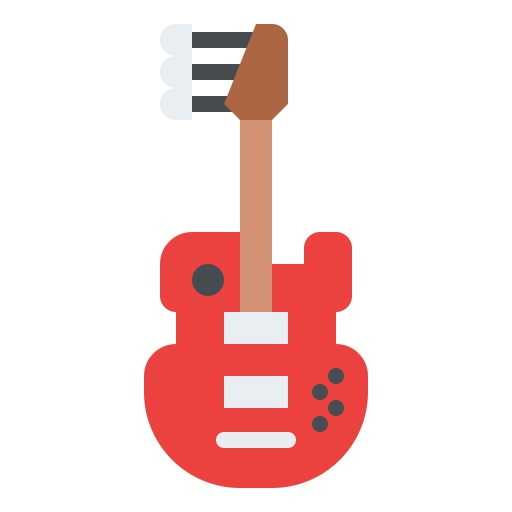 guitarra Iconixar Flat icono
