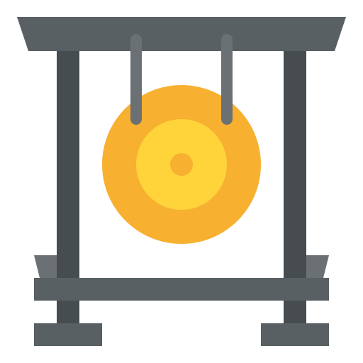 Gong Iconixar Flat icon