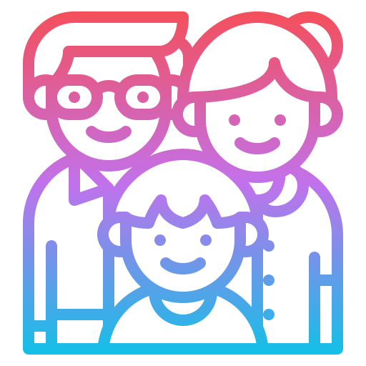 Family Iconixar Gradient icon