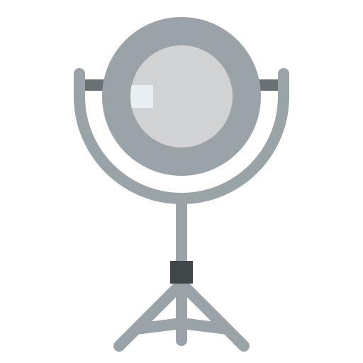 anillo de luz Iconixar Flat icono