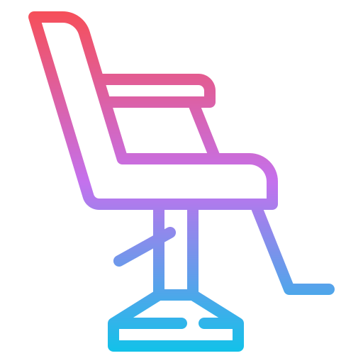 silla de salón Iconixar Gradient icono