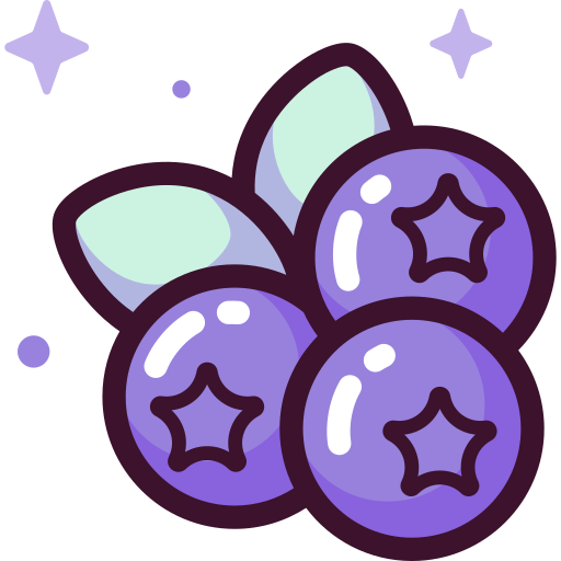Blueberry Special Candy Lineal color icon