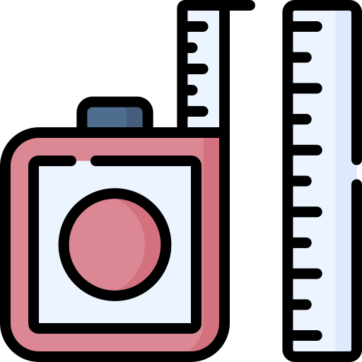 측정 테이프 Special Lineal color icon