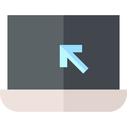 Laptop Basic Straight Flat icon