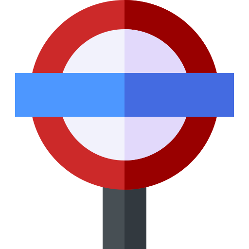 지하철 Basic Straight Flat icon
