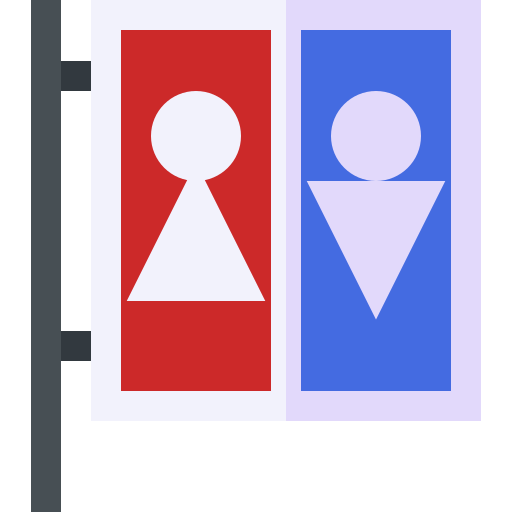 Туалет Basic Straight Flat иконка