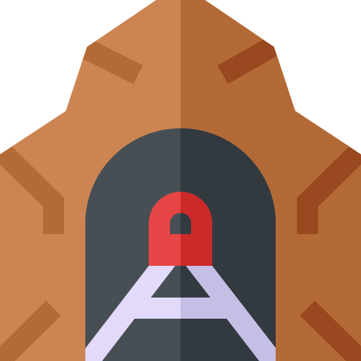 トンネル Basic Straight Flat icon