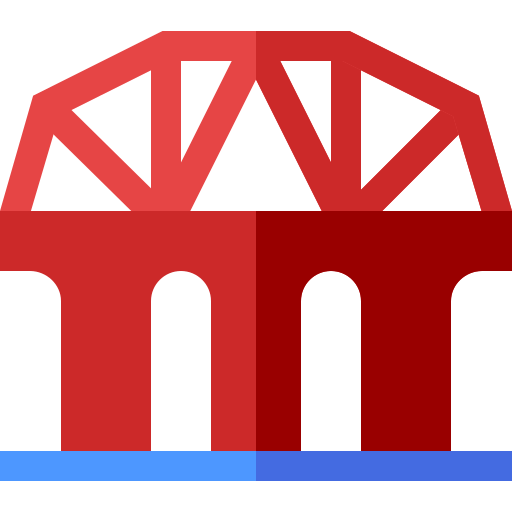 橋 Basic Straight Flat icon