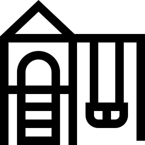 speelplaats Basic Straight Lineal icoon