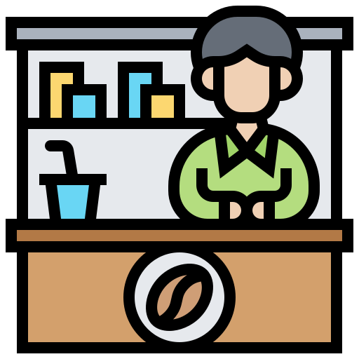 cafe Meticulous Lineal Color icon