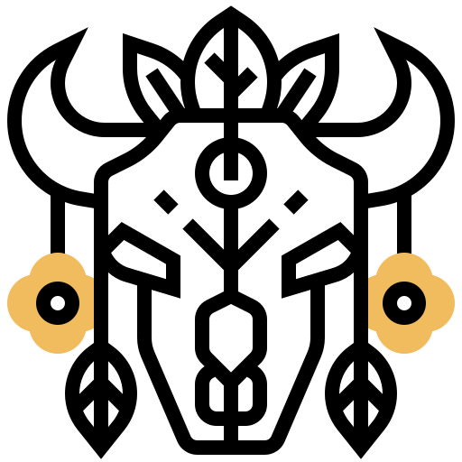 cráneo de toro Meticulous Yellow shadow icono