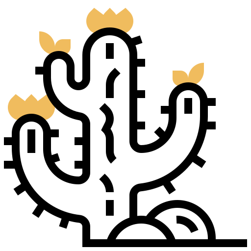 カクタス Meticulous Yellow shadow icon