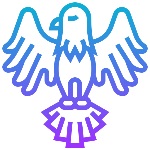 Águila Meticulous Gradient icono