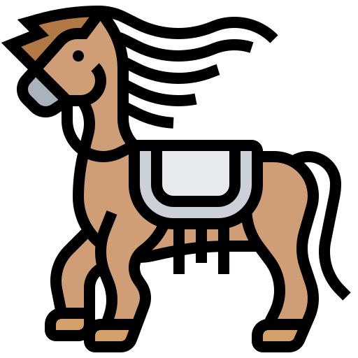 Horse saddle Meticulous Lineal Color icon