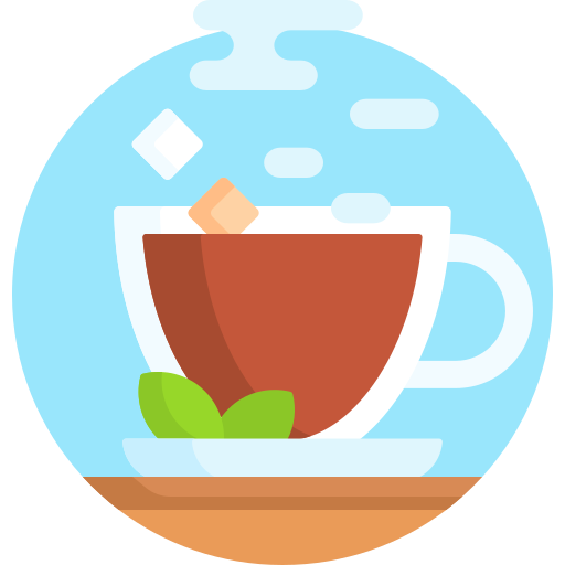 Hot tea Detailed Flat Circular Flat icon
